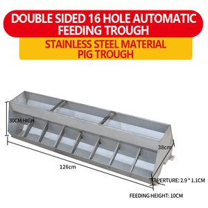 Comedero Automático de Acero Inoxidable para Cerdos y Lechones, Equipo para Granjas, Crías y Engorde - Product Image 6