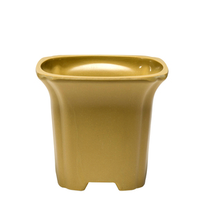 YICAI — Pot de fleurs carré biodégradable, en Fiber de bambou, imitant le <span class=keywords><strong>sable</strong></span> pourpre, Pot écologique pour décoration - Product Image 3