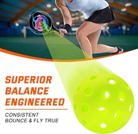 İyi Esneklik Yüksek Geri Tepme 40 Delikli Enjeksiyon Kalıplı Pickleball 74mm TPE Top 12'li Paket İç Mekan Başlangıç Seviyesi Antrenman File Çantası