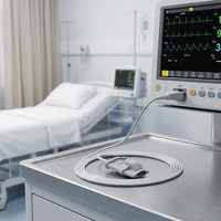 Sonde de SpO2 réutilisable à 9 broches pour doigt adulte, compatible avec le capteur Infinity M540 et le capteur Infinity Delta de Draeger, pour usage patient.