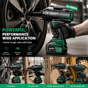 Llave <span class=keywords><strong>de</strong></span> <span class=keywords><strong>Impacto</strong></span> Eléctrica Inalámbrica <span class=keywords><strong>de</strong></span> 3/4 Pulgadas, Motor sin Escobillas <span class=keywords><strong>de</strong></span> Alto Torque, Batería <span class=keywords><strong>de</strong></span> 4.0Ah, Llave Eléctrica para Auto y Hogar - Product Image 6