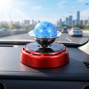 Diffuseur d'arômes pour voiture à énergie solaire avec évaporation naturelle, design moderne en plastique - Product Image 1