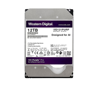 Disque dur interne pour ordinateur de bureau SATA 3,5 pouces WD121PURP 12 To, Purple Pro 6 Gb/s, 128 Mo, neuf d'origine - Product Image 6