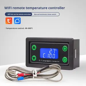 Contrôleur numérique intelligent Commutateur mural de thermostat WiFi intelligent Contrôleur de température d'affichage numérique de salle de sauna numérique - Product Image 3