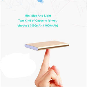 Dimensioni della <span class=keywords><strong>carta</strong></span> <span class=keywords><strong>di</strong></span> <span class=keywords><strong>credito</strong></span> Powerbank 4000mAh caricabatterie portatile per telefono USB Power Bank prezzo economico - Product Image 3