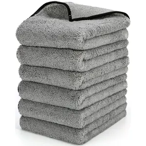 Microfiber Extra Thick Car Washing Towel Absorbent Cleaning Cloths