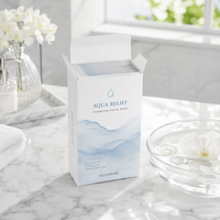 Boîte d'emballage personnalisée pour soins de la peau, boîte cadeau en papier avec insert pour sérum, crème, pot, essence, masque facial, vente en gros