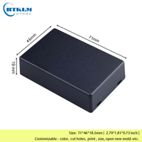 Boîtier en plastique 71*46*18.5mm Boîtier électronique Boîtier électrique en plastique Boîte en plastique ABS Boîtier de projet Petit boîtier de jonction DIY