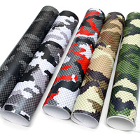 Film de camouflage pour voiture, moto et cyclomoteur, style désert numérique, autocollant de camouflage simulé en PVC