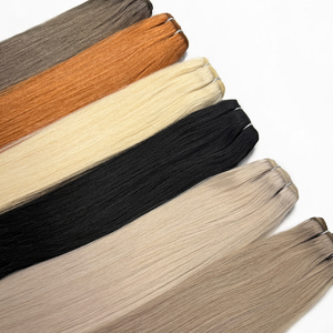 ผมต่อแบบพรีเมียม 100% ผมแท้ชนิดเวอร์จิ้นเรมี่ สีบลอนด์ธรรมชาติ แบบไร้รอยต่อ ขายส่งจากโรงงาน - Product Image 3