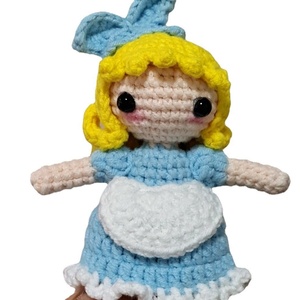 Mini-jouet en laine fait main au crochet, série <span class=keywords><strong>Princesse</strong></span>, <15 cm, cadeau exquis pour unisexe - Product Image 4