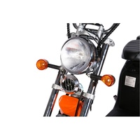 Vente flash - Scooter électrique Citycoco - Moteur sans balais 1500W - Cadre en aluminium étanche - Freins à disque hydrauliques - Autonomie de 60 à 100 km