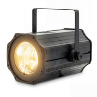 Kinusdjs 200W COB Zoom LED Fresnel Light 2 en 1 Blanc Chaud et Blanc Froid pour Studio de Scène Télévision et Zoom Électrique