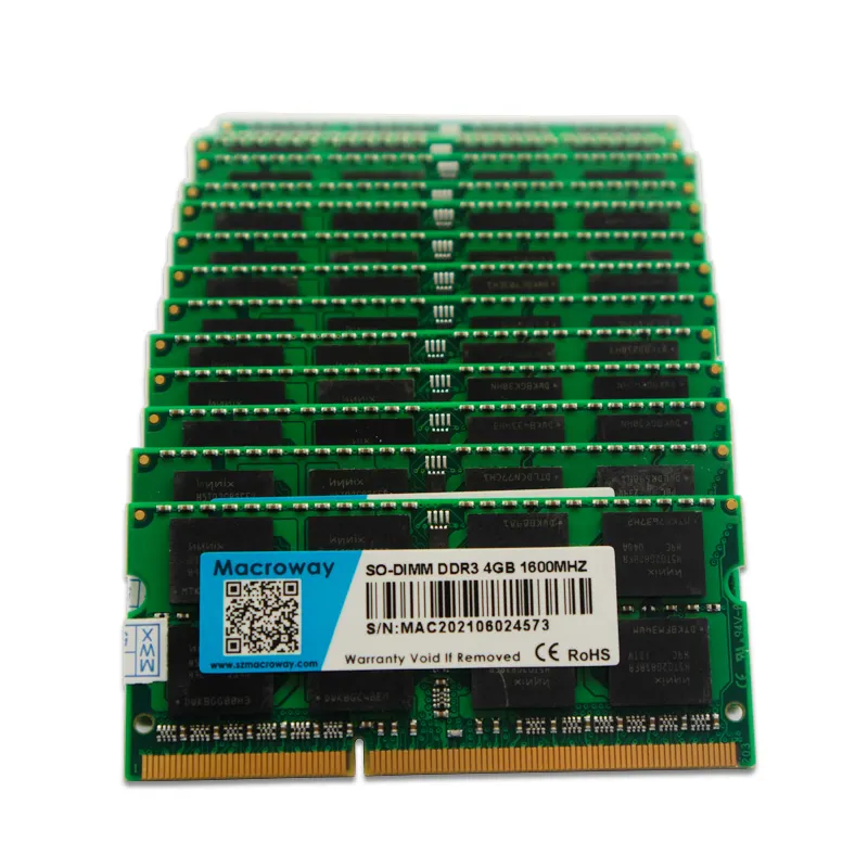 Original particles computer ram scrap memory 4gb ddr3 laptop