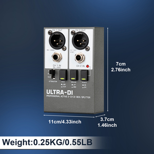 Instrument de <span class=keywords><strong>guitare</strong></span> audio professionnel SD2 Active 2 canaux DI Box pour scène - Product Image 4