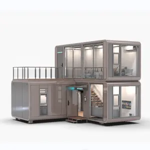 Marine Dancer 2 double-layer Luxury Prefabricated Space Capsule Container House Fabricated Steel Structure Mobile Hotel