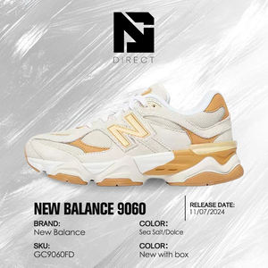 New Balance 9060 Gs Big Kid 'Sea Salt Dolce' Nuevos estilos de zapatillas deportivas para correr y para la escuela para niños - Product Image 6