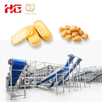 Ligne de production entièrement automatique de craquelins de riz, usine de fabrication de snacks de riz japonais Senbei, usine alimentaire clé en main