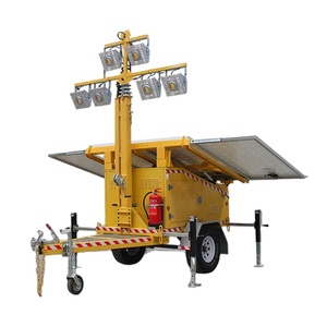 Portable 9m Solar <b>Lighting</b> Tower 360 Degree Rotation Mobile 8*150W <b>LED</b> <b>Lighting</b> Tower with Factory Price - Product Image 4