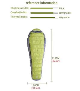 Venta al por mayor ligero sub <span class=keywords><strong>cero</strong></span> verde clima frío invierno saco <span class=keywords><strong>de</strong></span> <span class=keywords><strong>dormir</strong></span> clima frío extremo adulto saco <span class=keywords><strong>de</strong></span> <span class=keywords><strong>dormir</strong></span> - Product Image 4