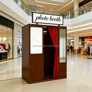 Photomaton à selfie en bois personnalisable <span class=keywords><strong>Imprimante</strong></span> <span class=keywords><strong>instantanée</strong></span> et libre-service pour centres commerciaux Compatible avec appareil <span class=keywords><strong>photo</strong></span> - Product Image 6