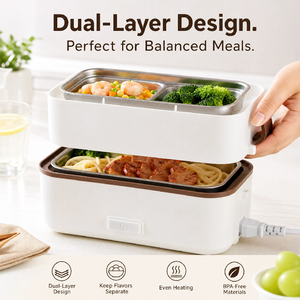 Lonchera Eléctrica con Calentador de <span class=keywords><strong>Alimentos</strong></span>: Lonchera Térmica de 300W para Adultos, Calentador de <span class=keywords><strong>Alimentos</strong></span> Portátil de Calentamiento Rápido para el Trabajo y Viajes - Product Image 5
