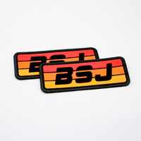 Casquette Bob Personnalisable avec Patch en TPU 3D Gaufré à Rayures Dégradées, Logo de Marque Coloré et Fermeture Auto-agrippante