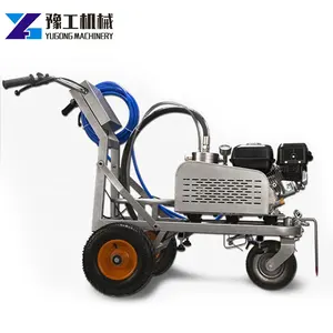 new design hand push cold painting mounted road line laser pavement marking paint tools airport marker paint machine