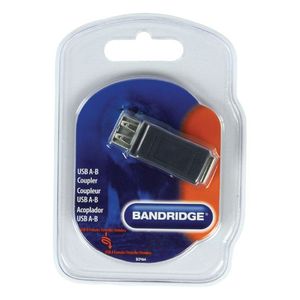 Adaptateur USB A vers B Bandridge, femelle vers femelle, gris, pour transfert de données et connexion d'appareils - Product Image 4