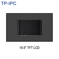 PC industriel tout-en-un de 12e génération avec double écran, ordinateur embarqué avec écran LCD TFT de 19,5 pouces, PC avec système d'exploitation Win 11/10 IoT Linux