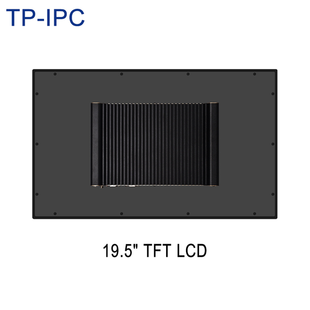 12th Gen Industrial All-in-one Panel PC with Dual Display, Embedded Computer with 19.5" TFT LCD, Win 11/10 IoT Linux OS PC