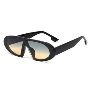 Gafas de Sol de Marco Pequeño Personalizadas y Modernas para Mujer, Modelo 9065, Lentes Negras de PC con Protección UV400, Diseño en Línea Estilo Instagram - Product Image 1