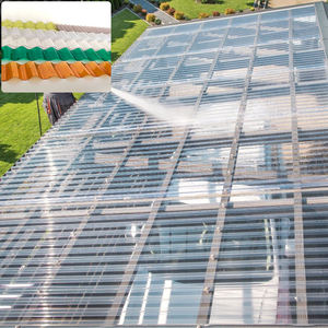 Lámina <span class=keywords><strong>de</strong></span> Policarbonato Corrugado Transparente <span class=keywords><strong>de</strong></span> Plástico, Venta al Por Mayor <span class=keywords><strong>de</strong></span> Fábrica China, para Techos <span class=keywords><strong>de</strong></span> Edificios, Invernaderos Agrícolas y Toldos - Product Image 1
