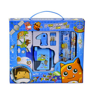 Hot Selling Creative <b>Stationery</b> Student <b>Stationery</b> <b>Set</b> Gift Box Primary School Student Supplies 10 Piece School <b>Stationery</b> - Product Image 3