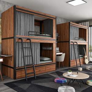 Ofrecemos Servicio Personalizado: <span class=keywords><strong>Litera</strong></span> Ahorradora de Espacio con Barandillas Reforzadas, Cama Modular Apilable - Product Image 2