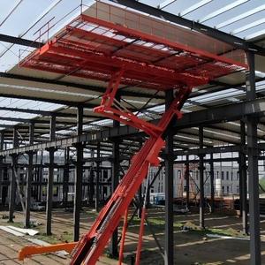 Plateforme de travail montée sur chenilles Huaying Red avec élévateur de plafond inversé et télécommande pour la construction de toitures en panneaux métalliques - Product Image 1