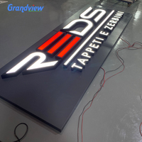 Letras LED Iluminadas Frontalmente para Exteriores, Letrero Personalizado con Letras de Canal para Tiendas, Restaurantes, Comercios Minoristas, Señalización de Fachadas
