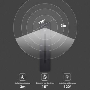 DGLUX, оптовая продажа, Высококачественная светодиодная угловая ступенчатая лампа Ip65 для лестницы с датчиком человеческого тела, 3 Вт, светодиодная ступенчатая лестница, 50 алюминиевая 70 - Product Image 2