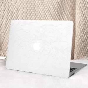 Étui pour ordinateur <span class=keywords><strong>portable</strong></span> en cuir PU à motif floral pour Macbook Air 13 M2/M3/M4 A2681 A3113 A3240 - Design moderne, protecteur et durable - Product Image 5
