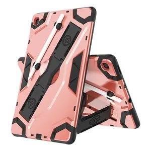 Rugged Shockproof Tablet Case for 10.2 Inch for iPad 10th Gen Armor Reliable Protection Cover with Strap Fashionable