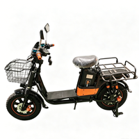 Vélo cargo électrique robuste de 16 pouces, 60V, 1000W, pour la livraison et les trajets quotidiens : Wenbox W-33