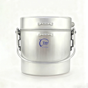 Bán buôn ngoài trời Cookware Set 1060 Hợp kim nhôm chiến thuật 5L lộn xộn Kit - Product Image 2