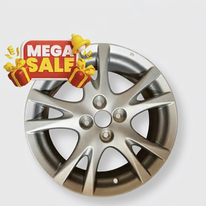 ล้ออะลูมิเนียมใหม่ 9965C96560 ของแท้จากโรงงาน ขนาด 16x6.5 ออฟเซ็ต 50  4 รู สำหรับ Mazda2 DE DG Series สีเงิน - Product Image 1