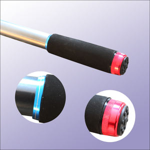 Telescopic <span class=keywords><strong>12</strong></span> FT 3.6 M อลูมิเนียมน้ําหนักเบา Telescopic แบบหมุนได้ขยายได้ทําความสะอาดเสา Rod - Product Image 6