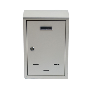 Small Wall Mounted Postal Service <b>Post</b> <b>Box</b> Weatherproof Metal Galvanised Steel Durable Mailbox Key <b>Home</b> & Company KH2803 - Product Image 1