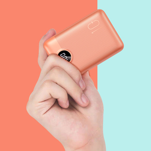 Mini Power Banks 10000mAh certifiées CE, batterie au lithium avec écran LCD, technologie GaN, ultra-mince et portable, entrée Micro USB/Type-C, sortie 10W - Product Image 1