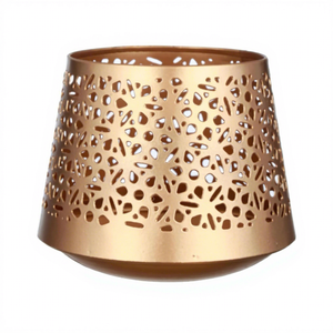 Porte-bougie en métal décoratif pour la maison, support de bougie pour centre de table, style vintage antique, porte-bougie pour la maison - Product Image 2