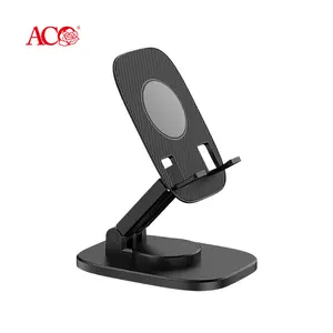 ACO手机支架ABS 360度旋转柔性通用可折叠桌面防滑架廉价批发