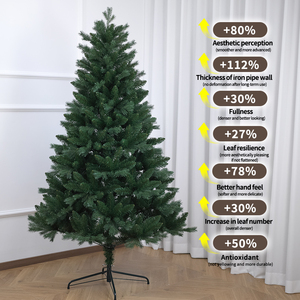 PE & Pointed Tip PVC Automatic Christmas <b>Tree</b> |for Living Room & Mall Christmas Decor - Product Image 3