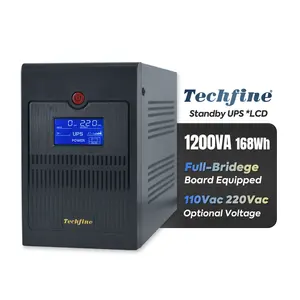 Factory Direct 168wh 1200VA 900W Standby Offline UPS Uninterruptible Power Supply For Office And Home Appliances